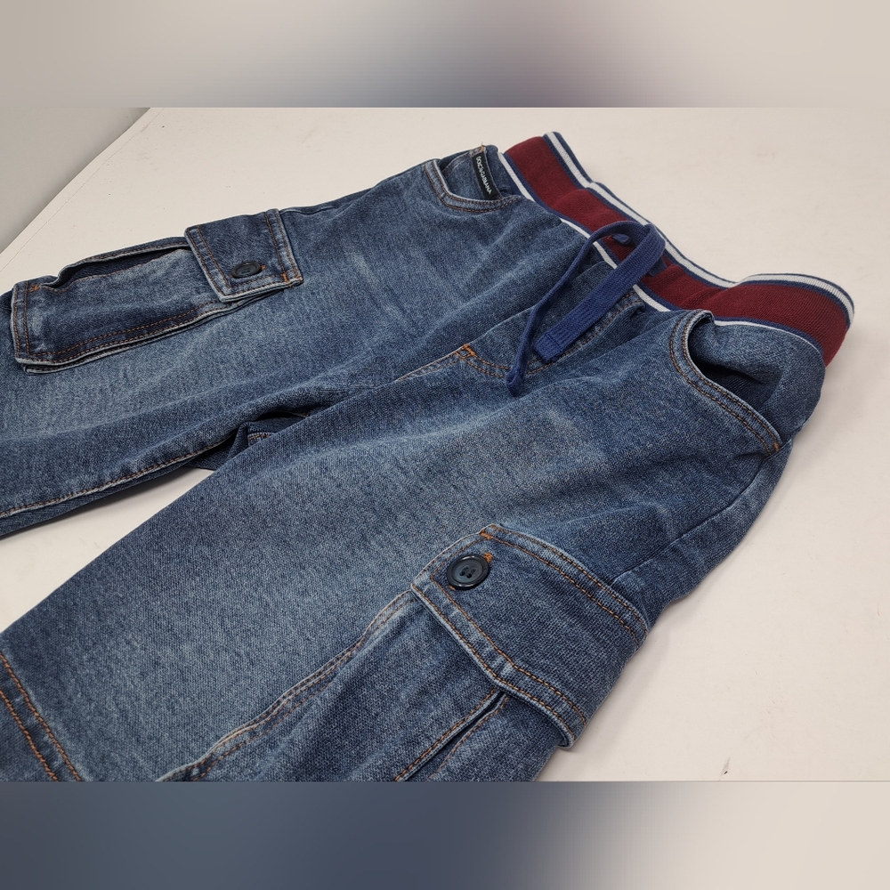 Dolce & Gabanna Kids Boy's Denim Shorts Cargo Italy Size 5 20-21" Waist - Picture 4 of 12